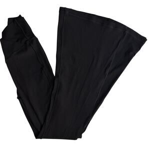 Aerie OFFLINE Real Me Super Flare High Rise Leggings Black Size XS